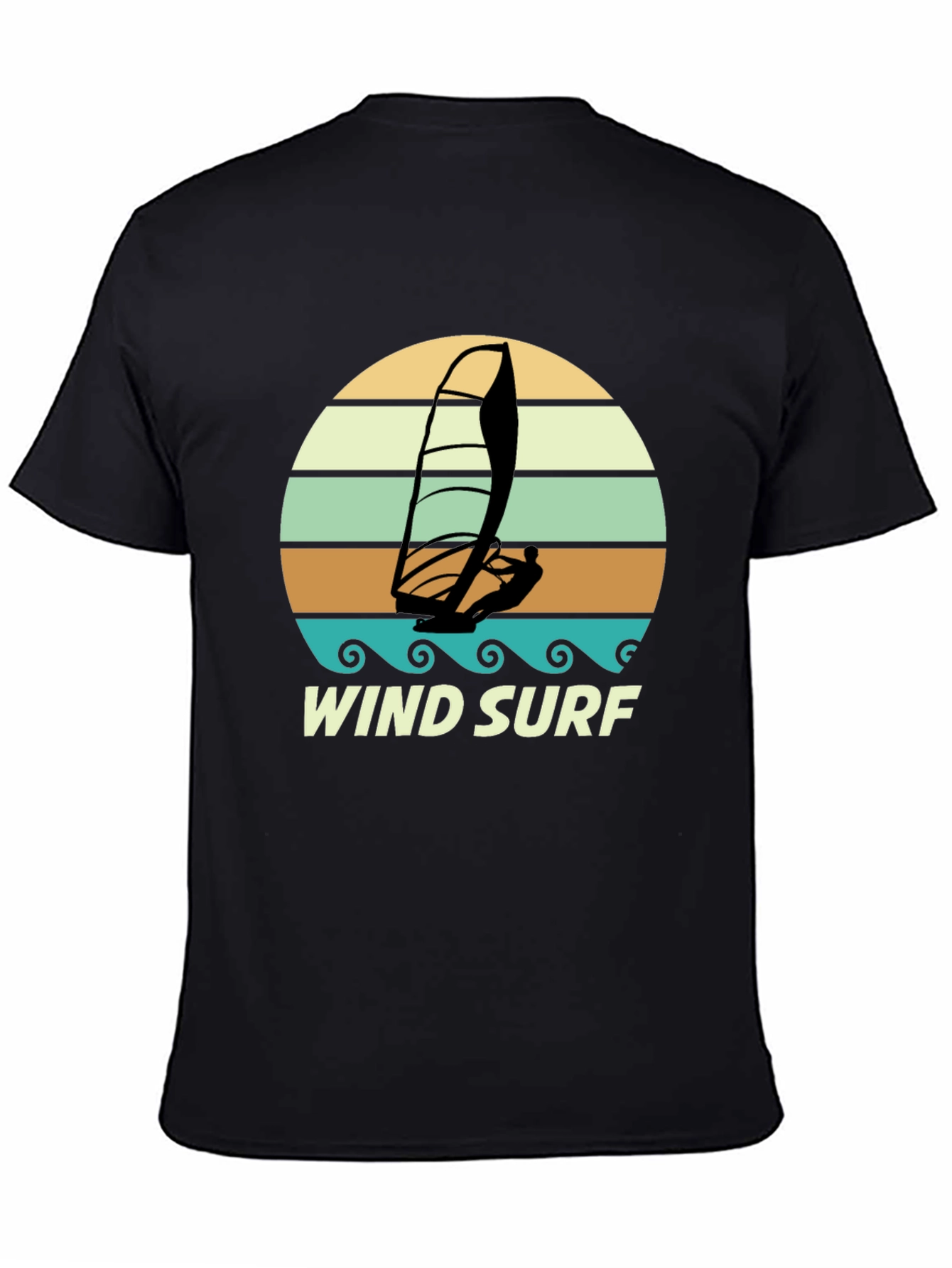 Retro Windsurf T-Shirt: Vintage Style Wave Rider Tee