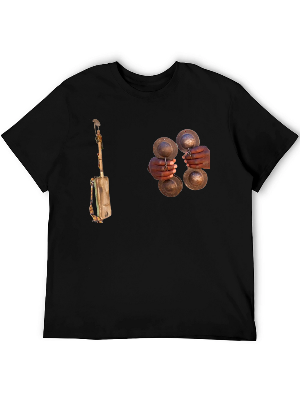 Unique Graphic T-Shirt - Musical Instrument Print