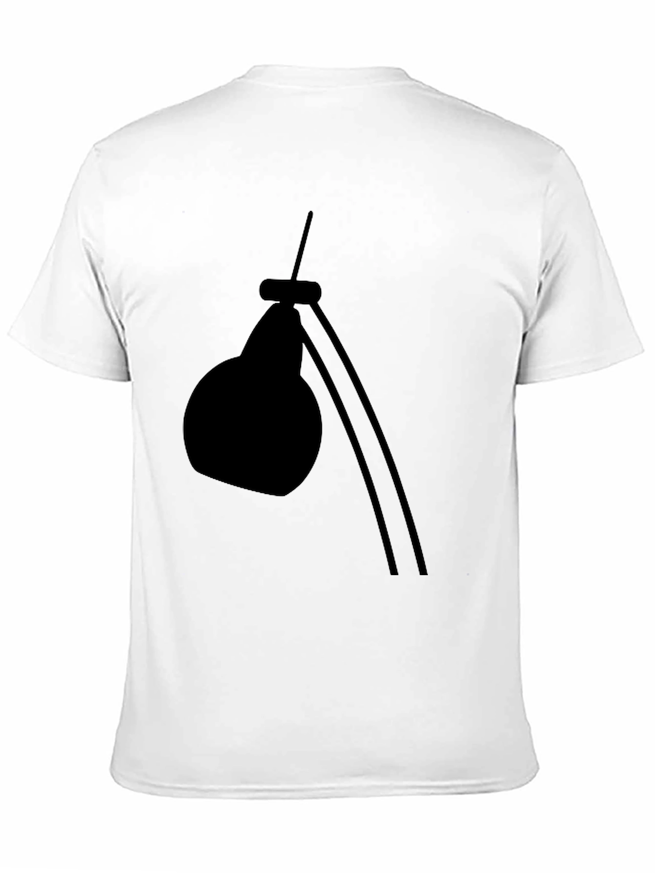 Modern Desk Lamp Graphic Tee - Black
