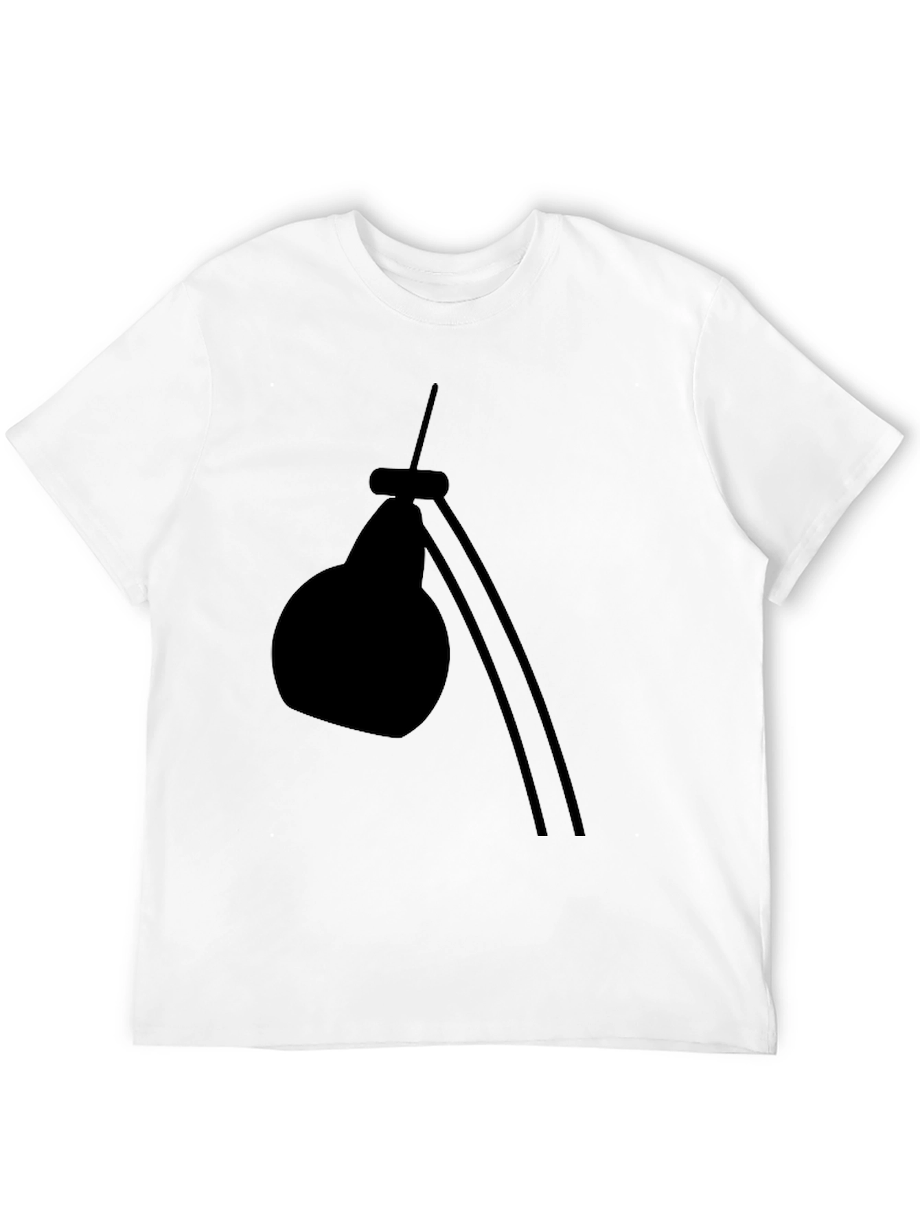Modern Desk Lamp Graphic Tee - Black