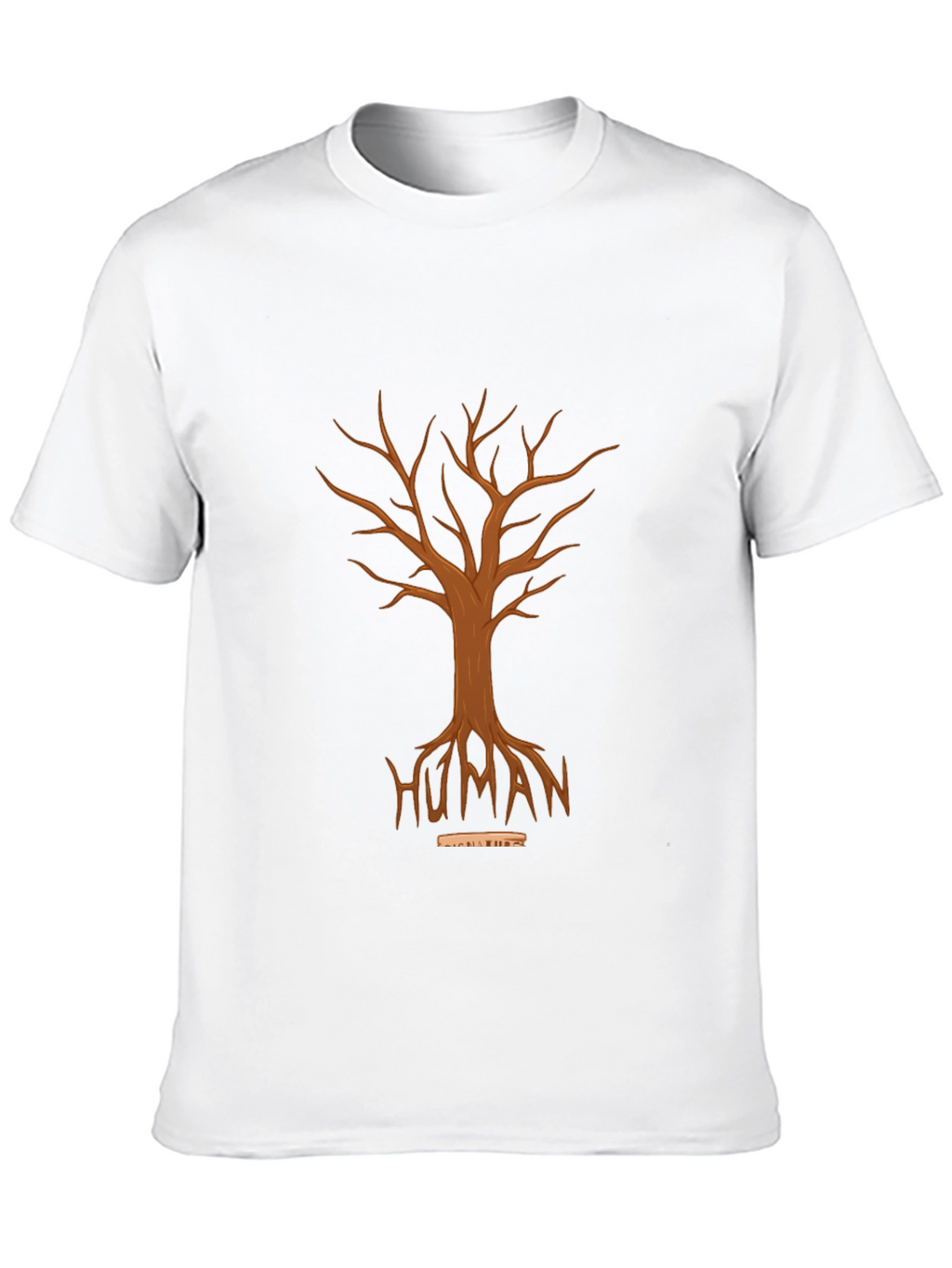 Human Tree Graphic Tee - Unisex Black T-Shirt