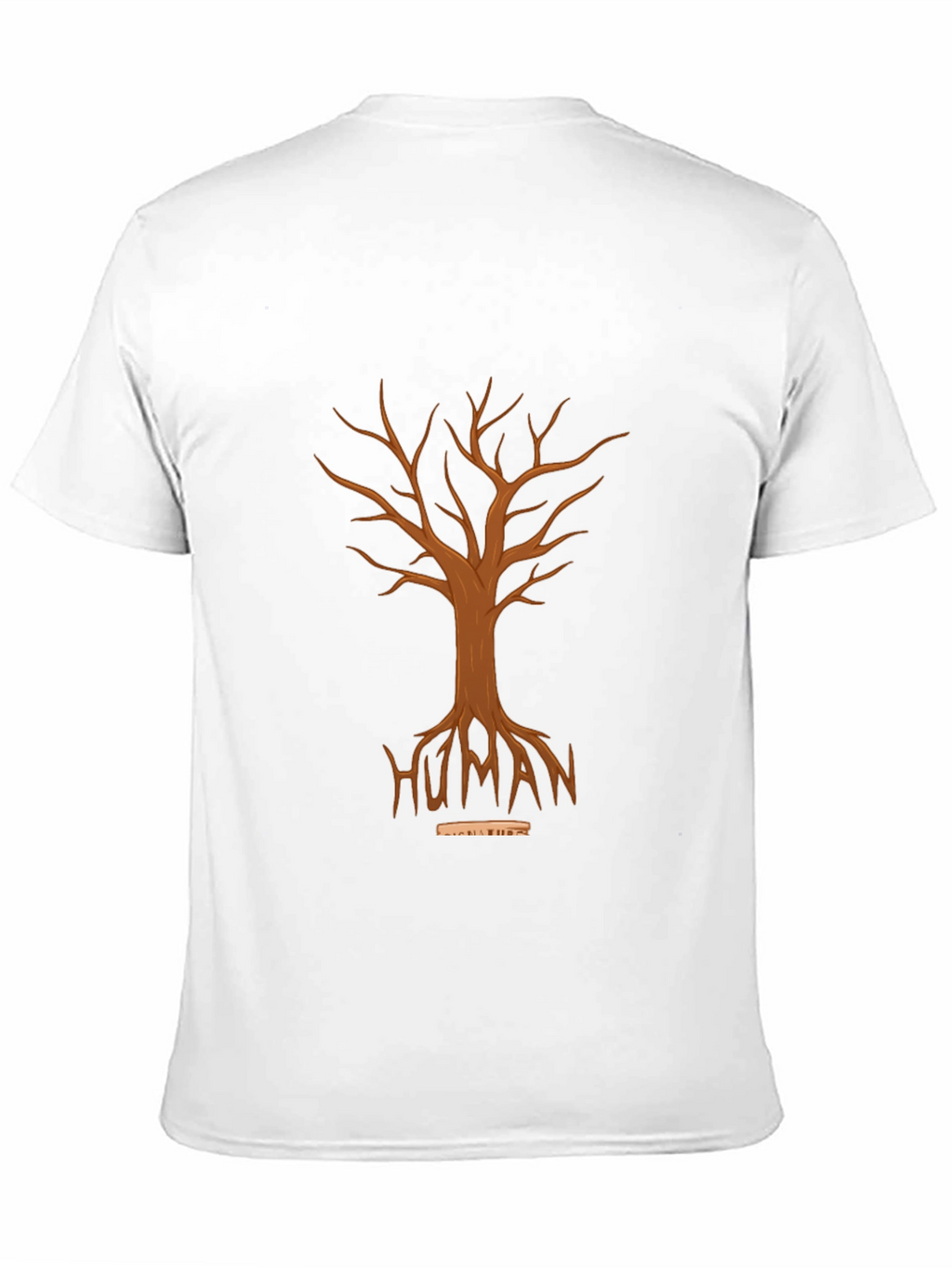 Human Tree Graphic Tee - Unisex Black T-Shirt