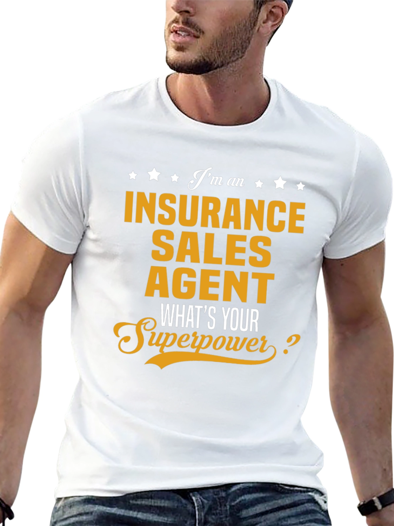 Insurance Sales Agent Superpower T-Shirt