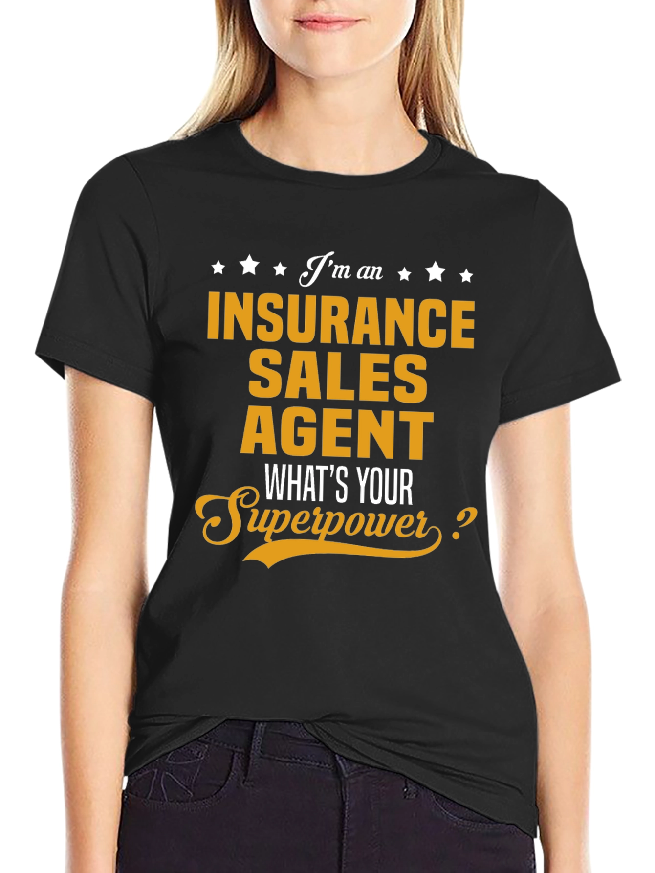 Insurance Sales Agent Superpower T-Shirt