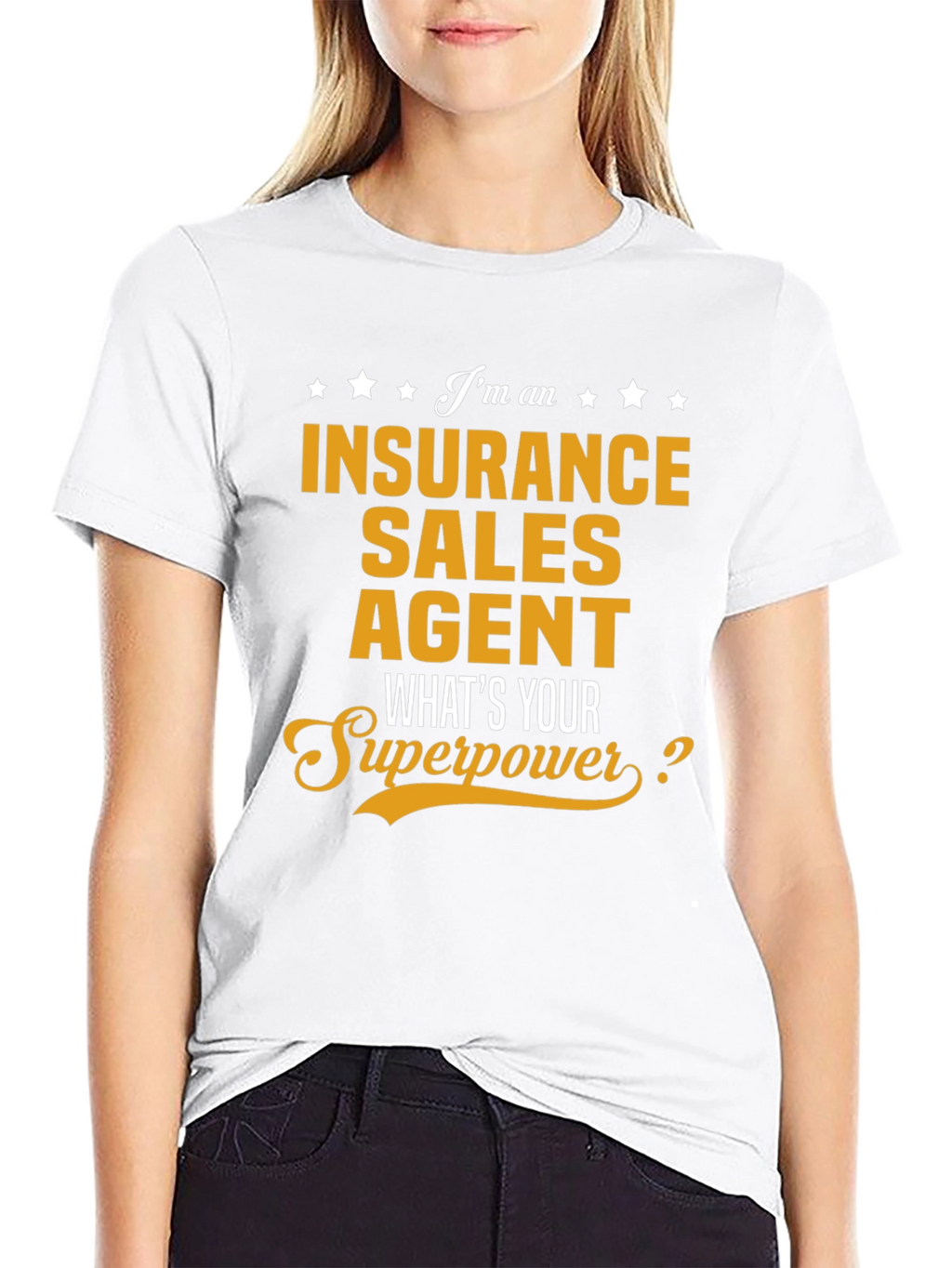Insurance Sales Agent Superpower T-Shirt