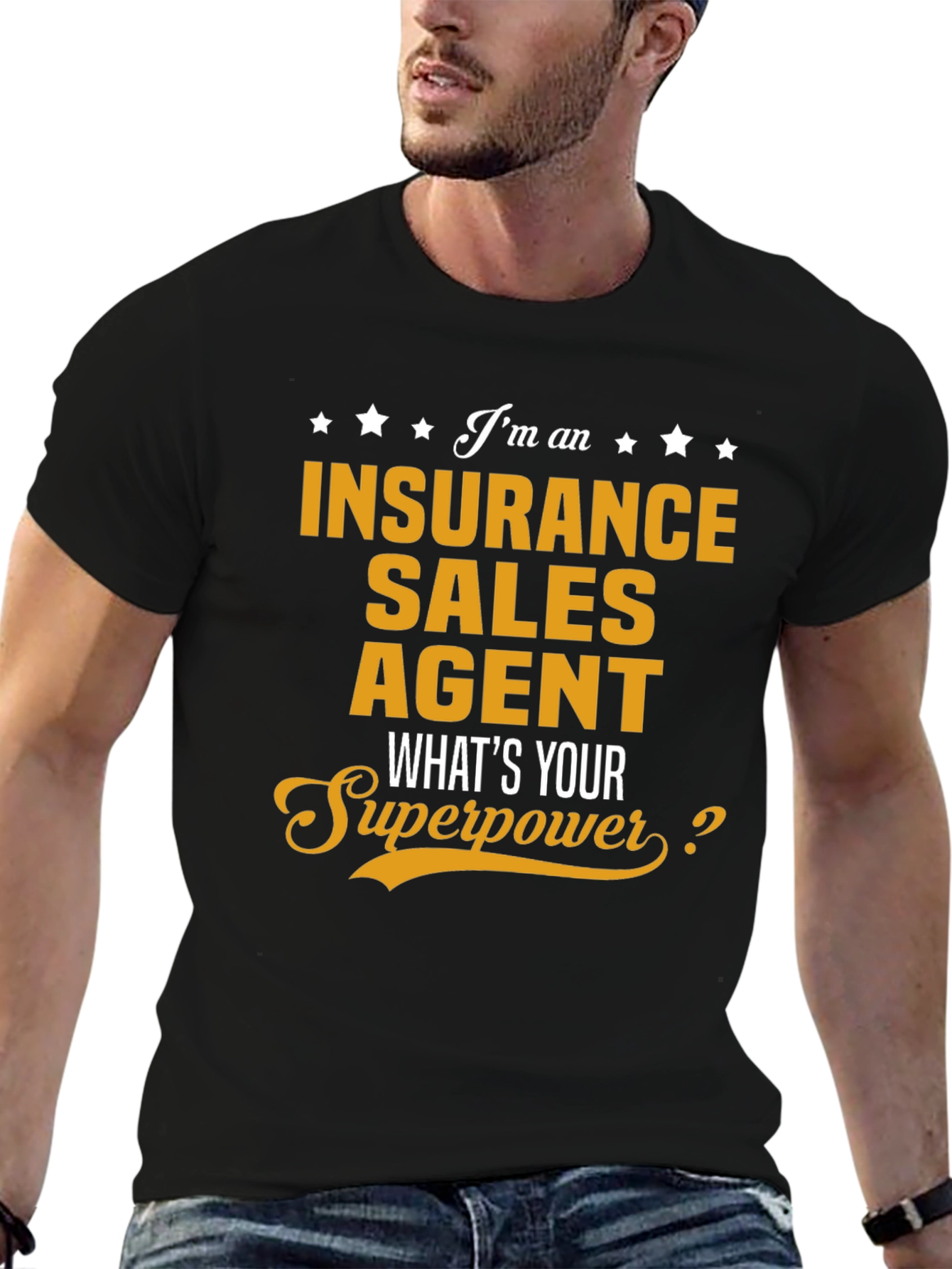Insurance Sales Agent Superpower T-Shirt