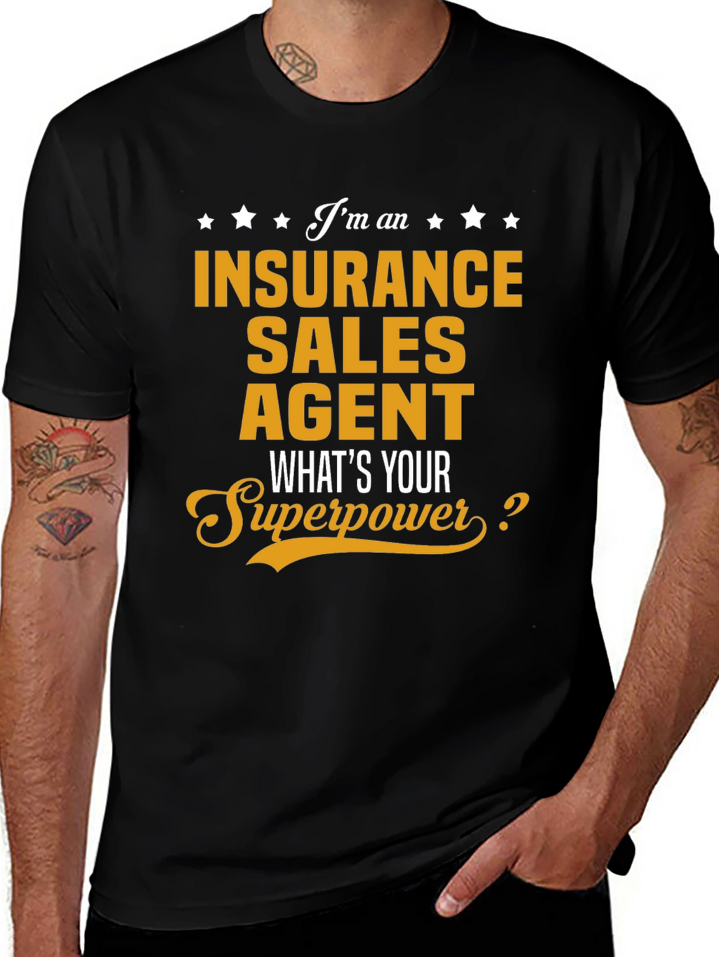 Insurance Sales Agent Superpower T-Shirt