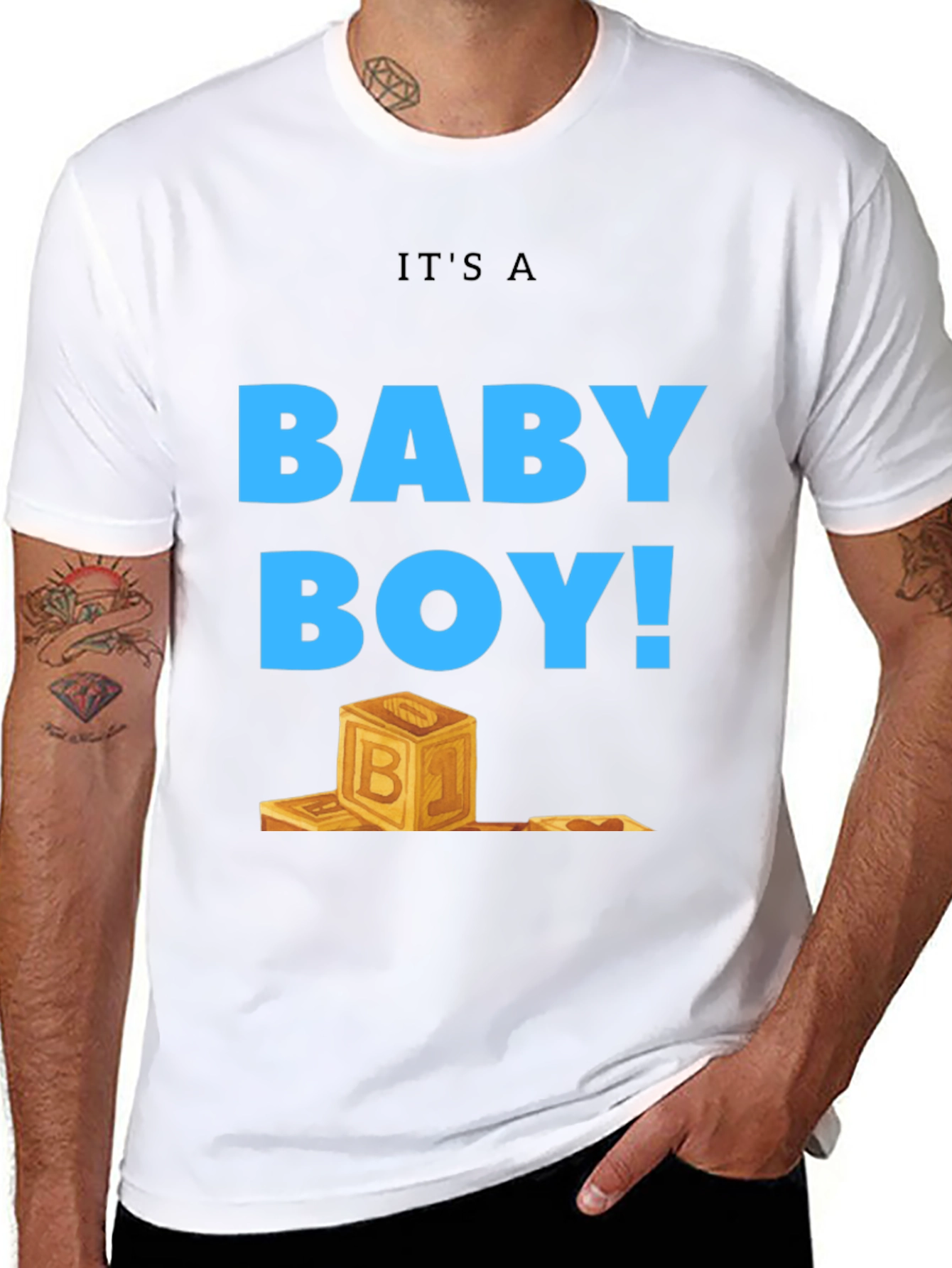 Its a Baby Boy T-Shirt Gender Reveal