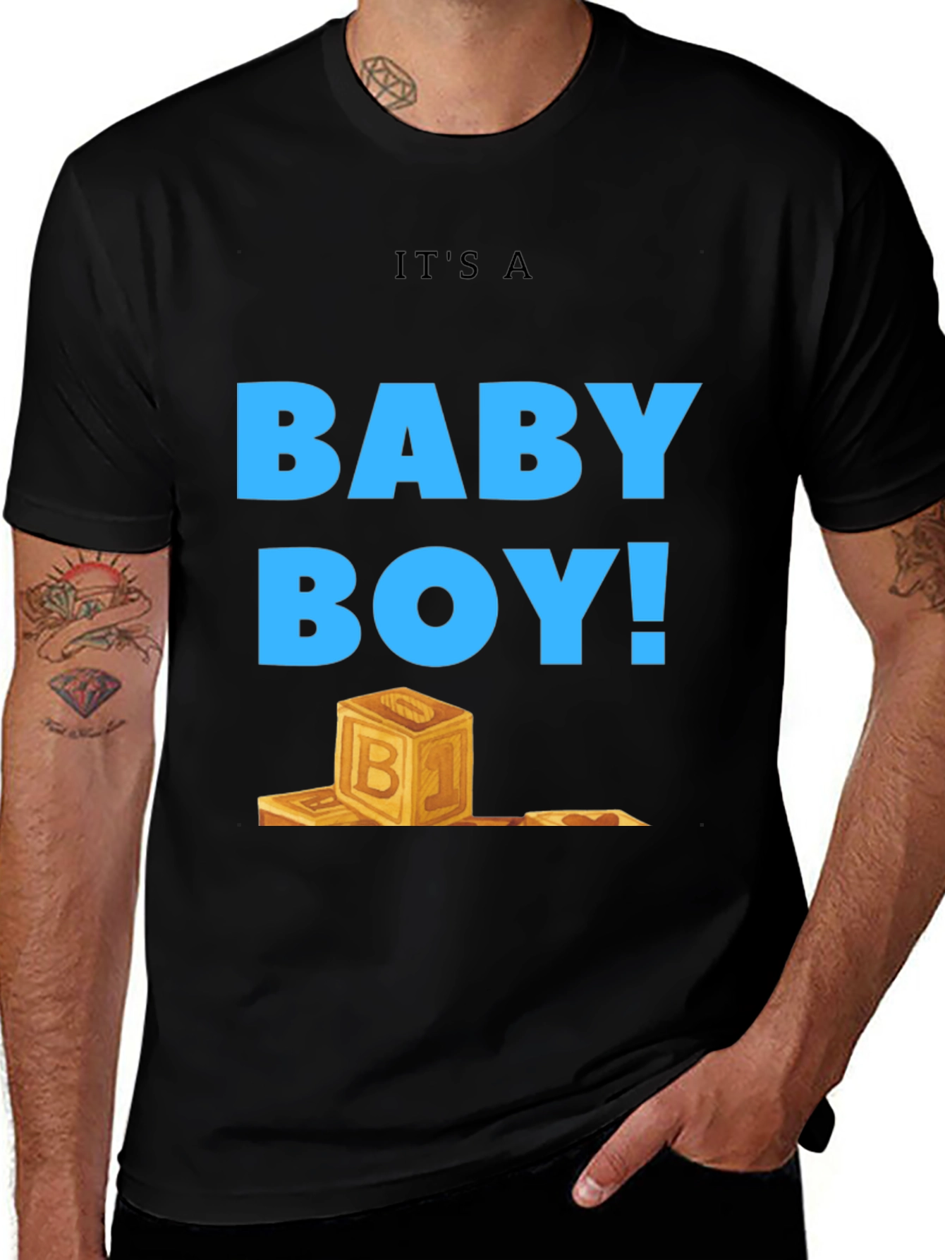 Its a Baby Boy T-Shirt Gender Reveal