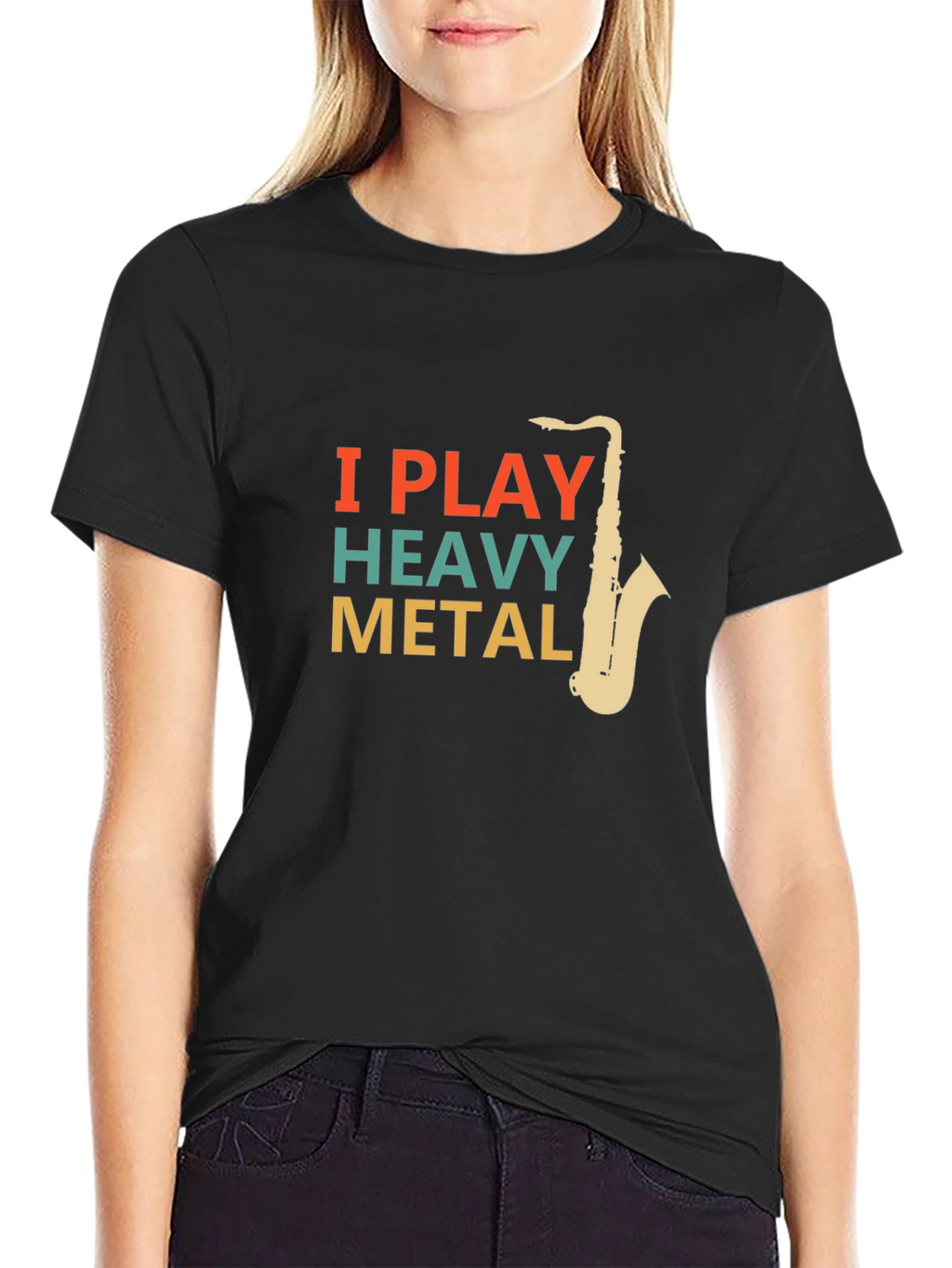 I Play Heavy Metal Saxophone T-Shirt