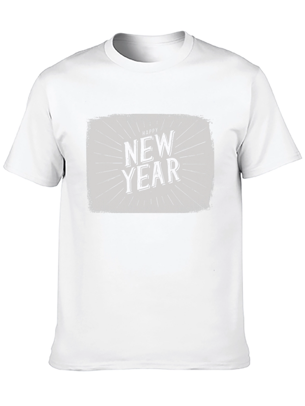 Happy New Year Graphic Tee - Black