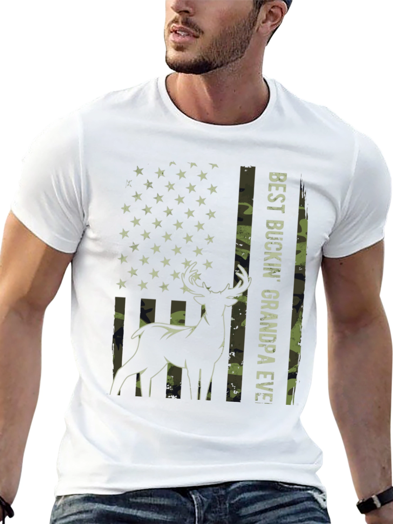 Best Buckin Grandpa Ever T-Shirt
