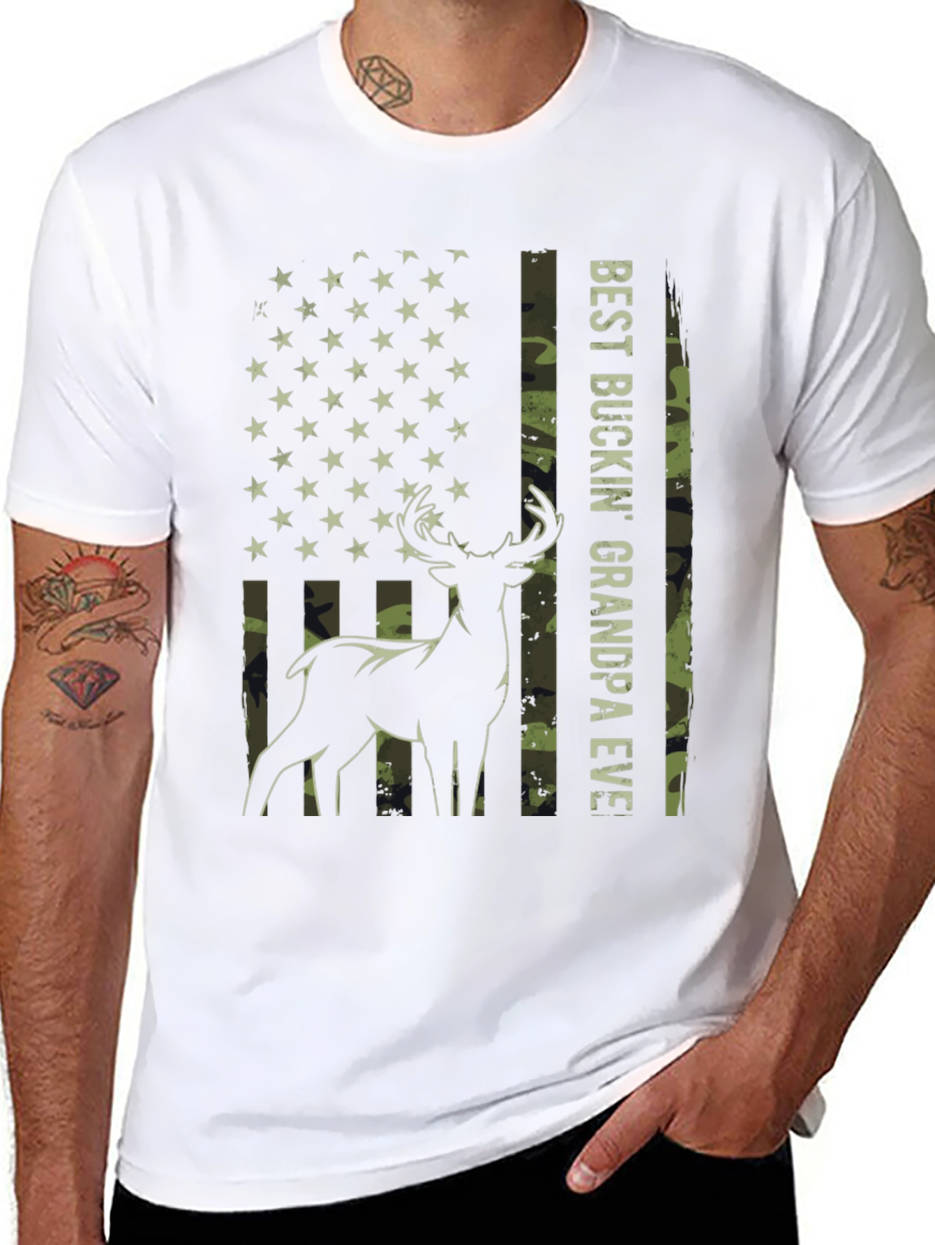 Best Buckin Grandpa Ever T-Shirt
