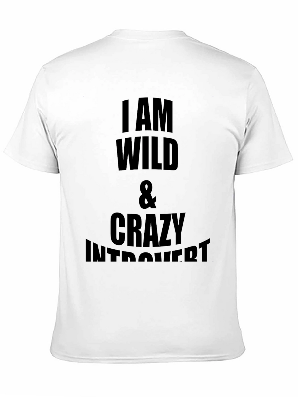 I am Wild & Crazy Introvert Graphic T-Shirt