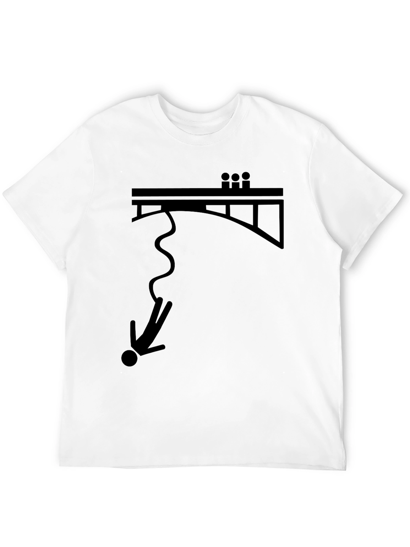 Bungee Jump T-Shirt: Daredevil Graphic Tee