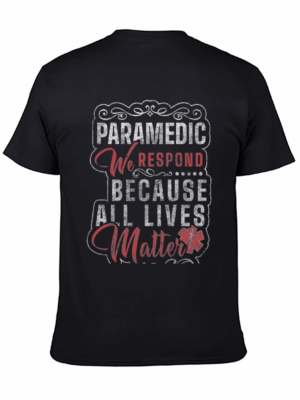 Paramedic All Lives Matter Graphic T-Shirt