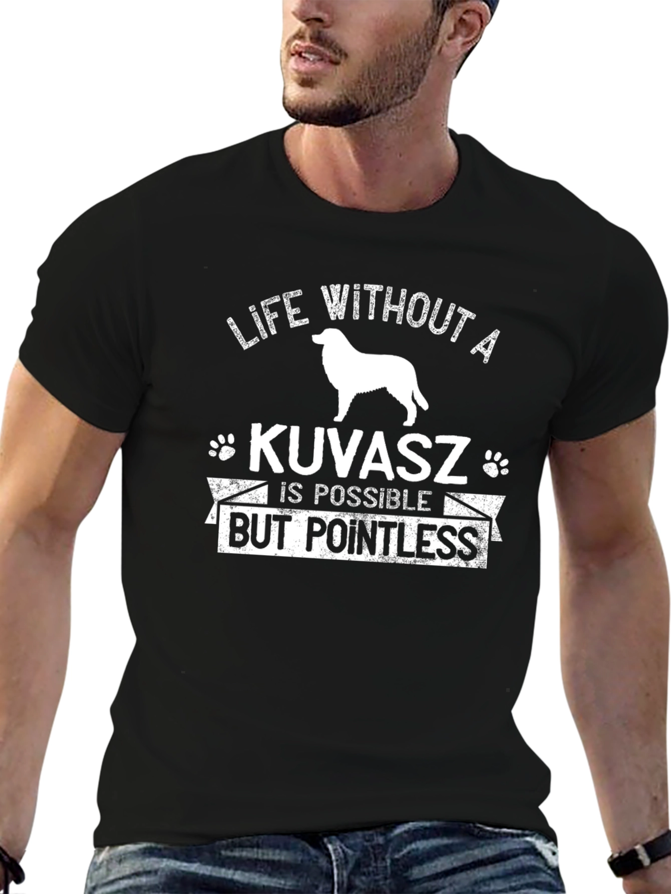 Kuvaz Dog Lover T-Shirt - Life Without a Kuvaz Is Pointless