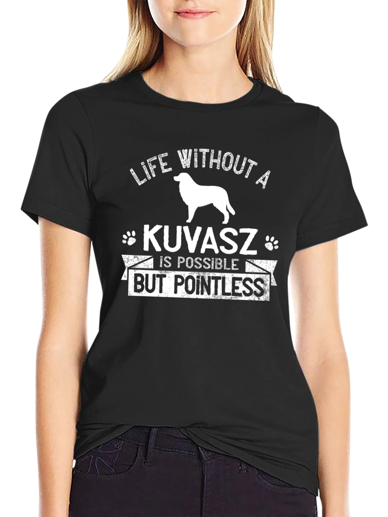 Kuvaz Dog Lover T-Shirt - Life Without a Kuvaz Is Pointless
