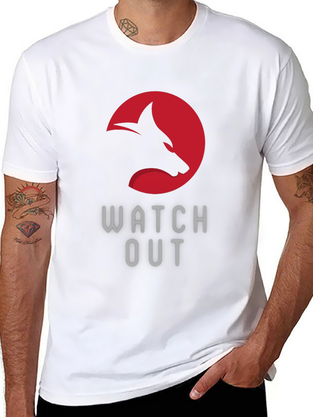 Watch Out Wolf Graphic Tee