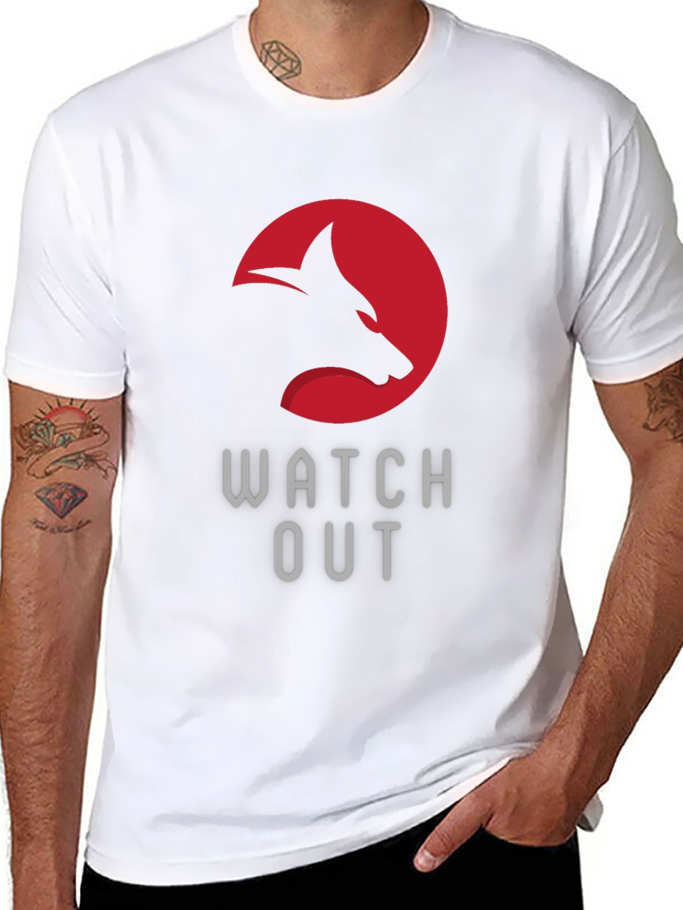 Watch Out Wolf Graphic Tee