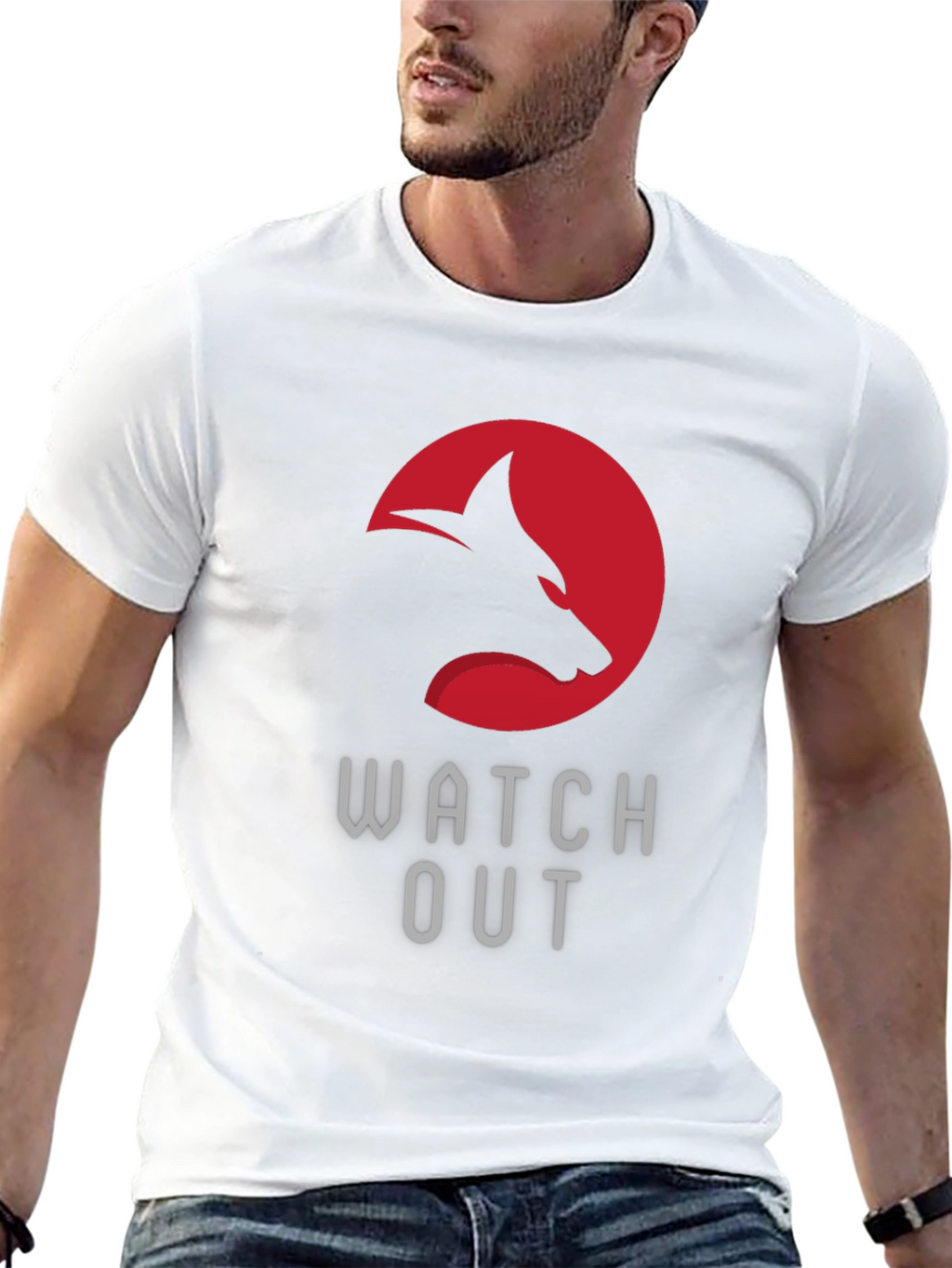 Watch Out Wolf Graphic Tee
