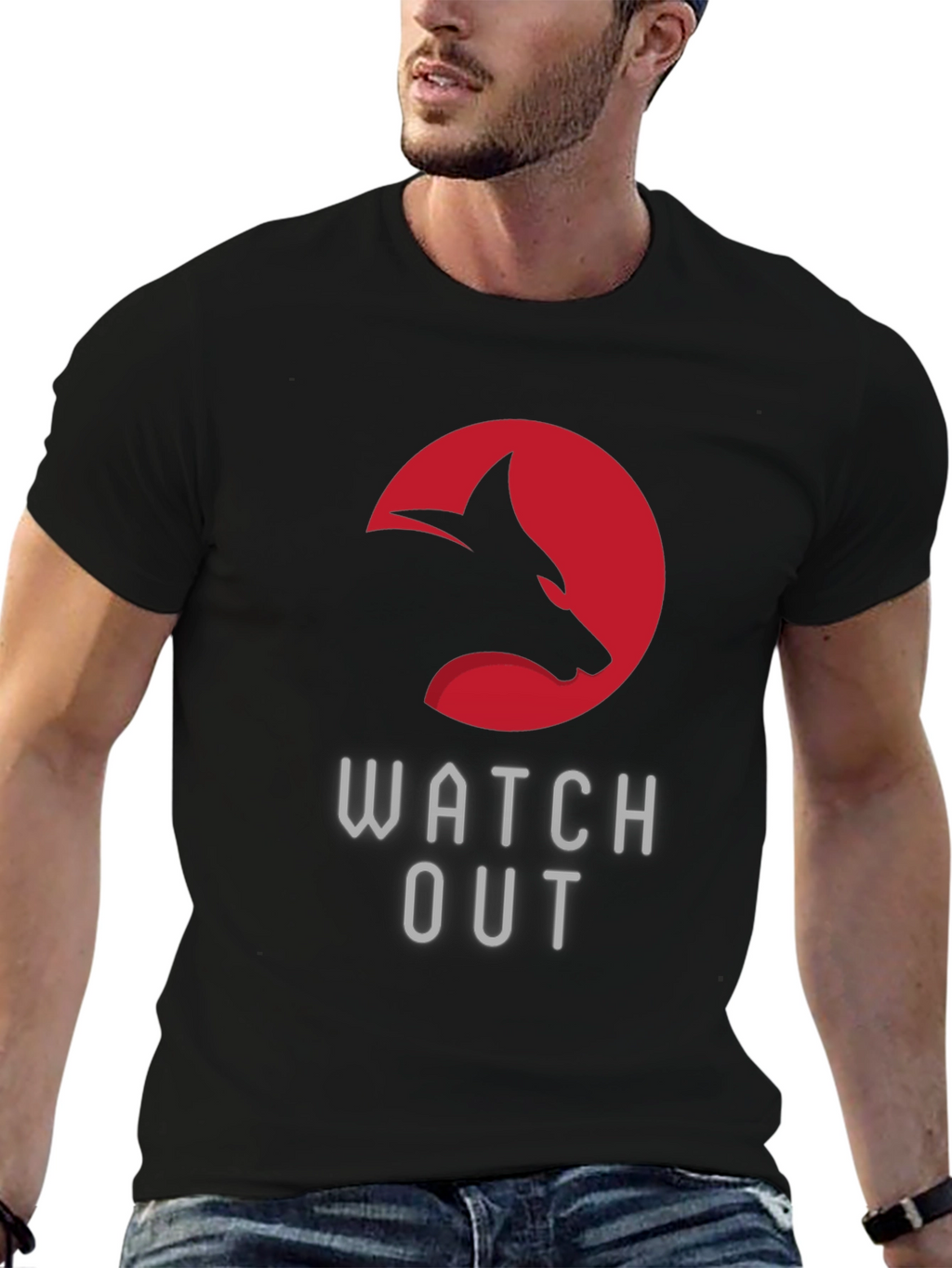 Watch Out Wolf Graphic Tee