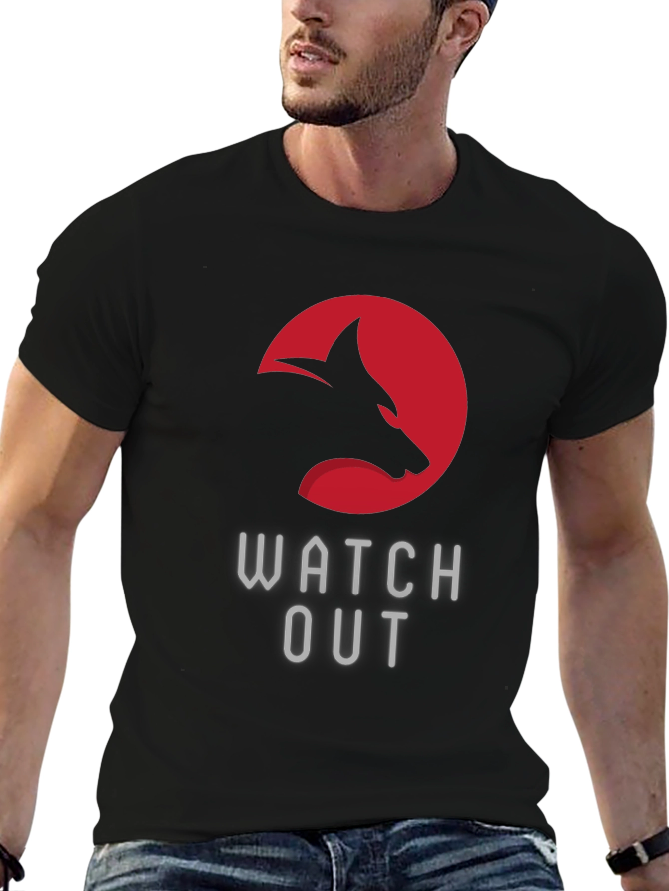 Watch Out Wolf Graphic Tee