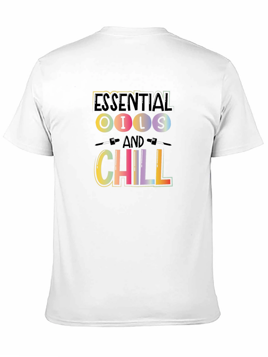 Essential Oils & Chill Black Graphic Tee
