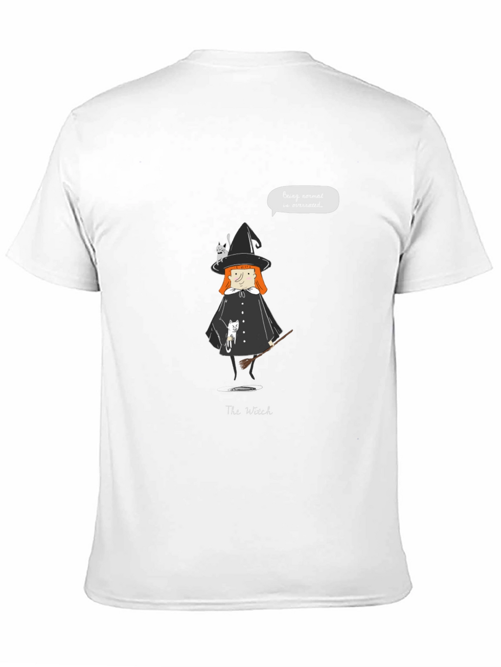 Witch & Cats Graphic Tee - Unisex Casual T-Shirt