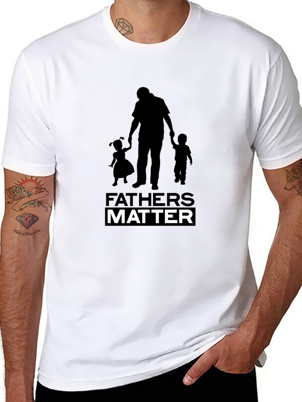 Fathers Matter Black Graphic Tee