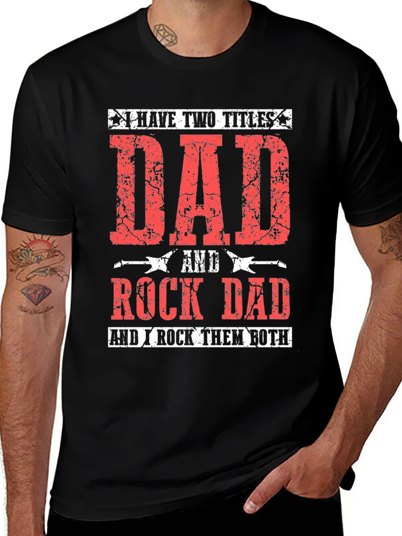 Dad & Rock Dad Graphic T-Shirt