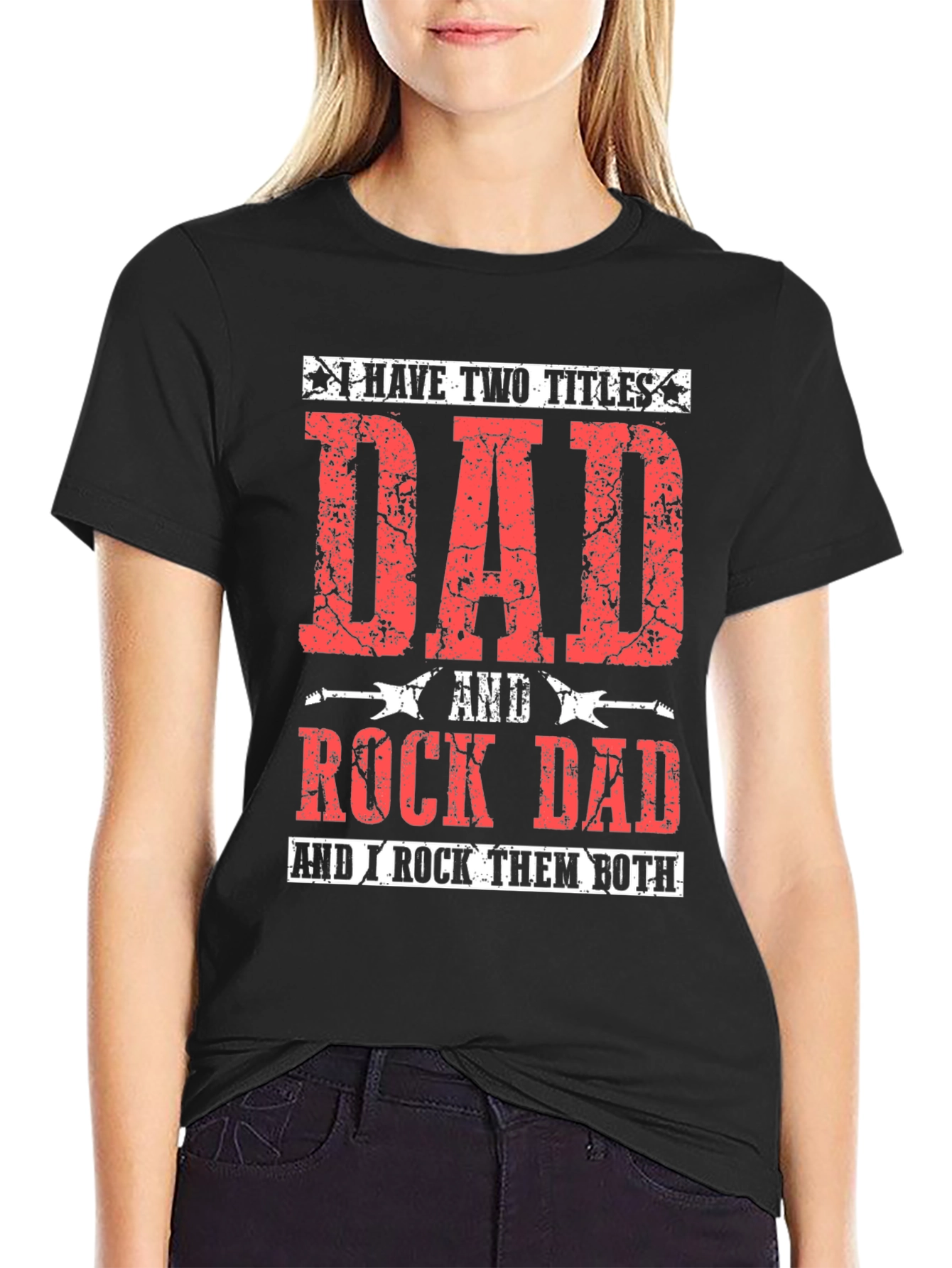 Dad & Rock Dad Graphic T-Shirt