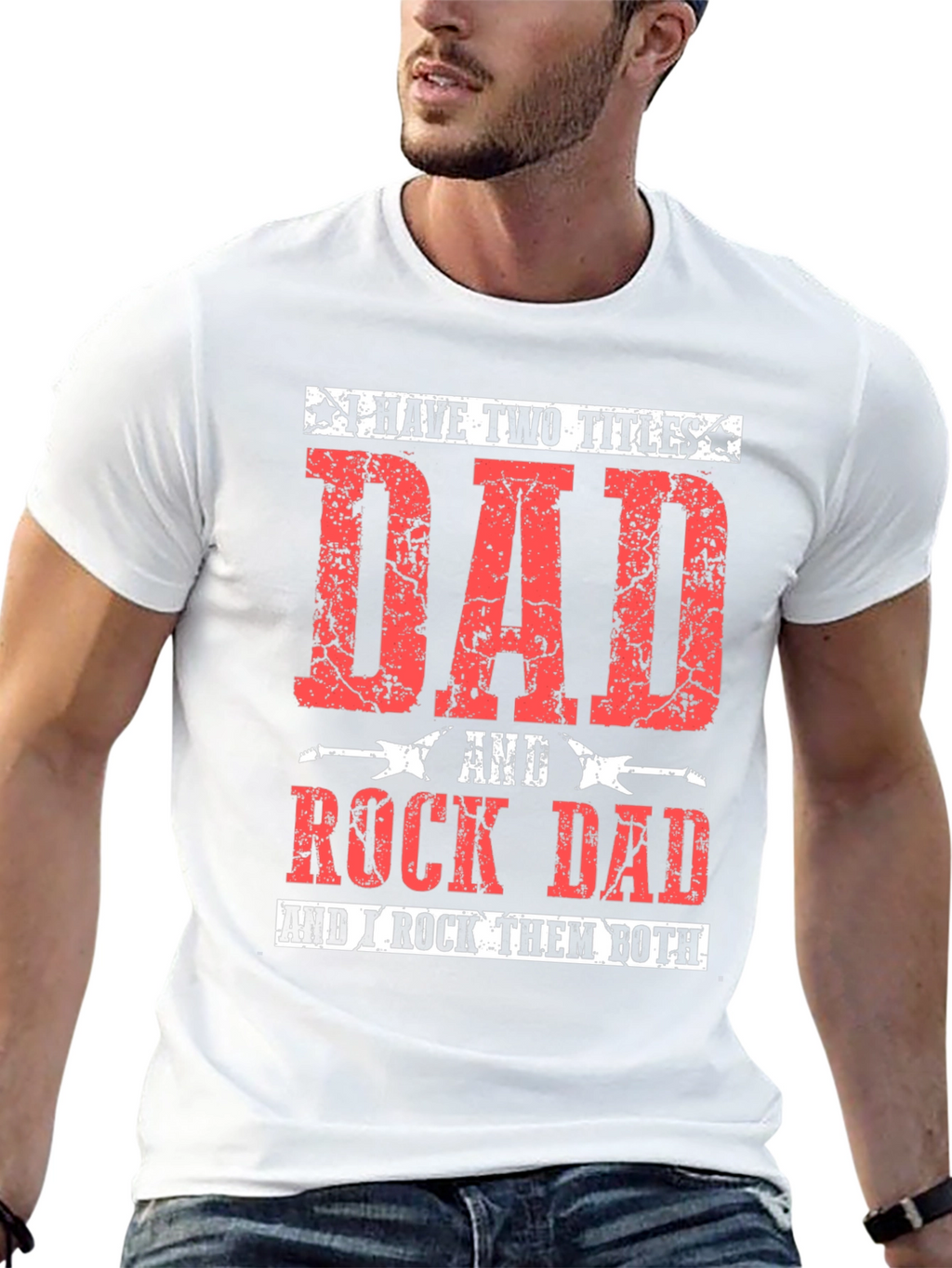 Dad & Rock Dad Graphic T-Shirt
