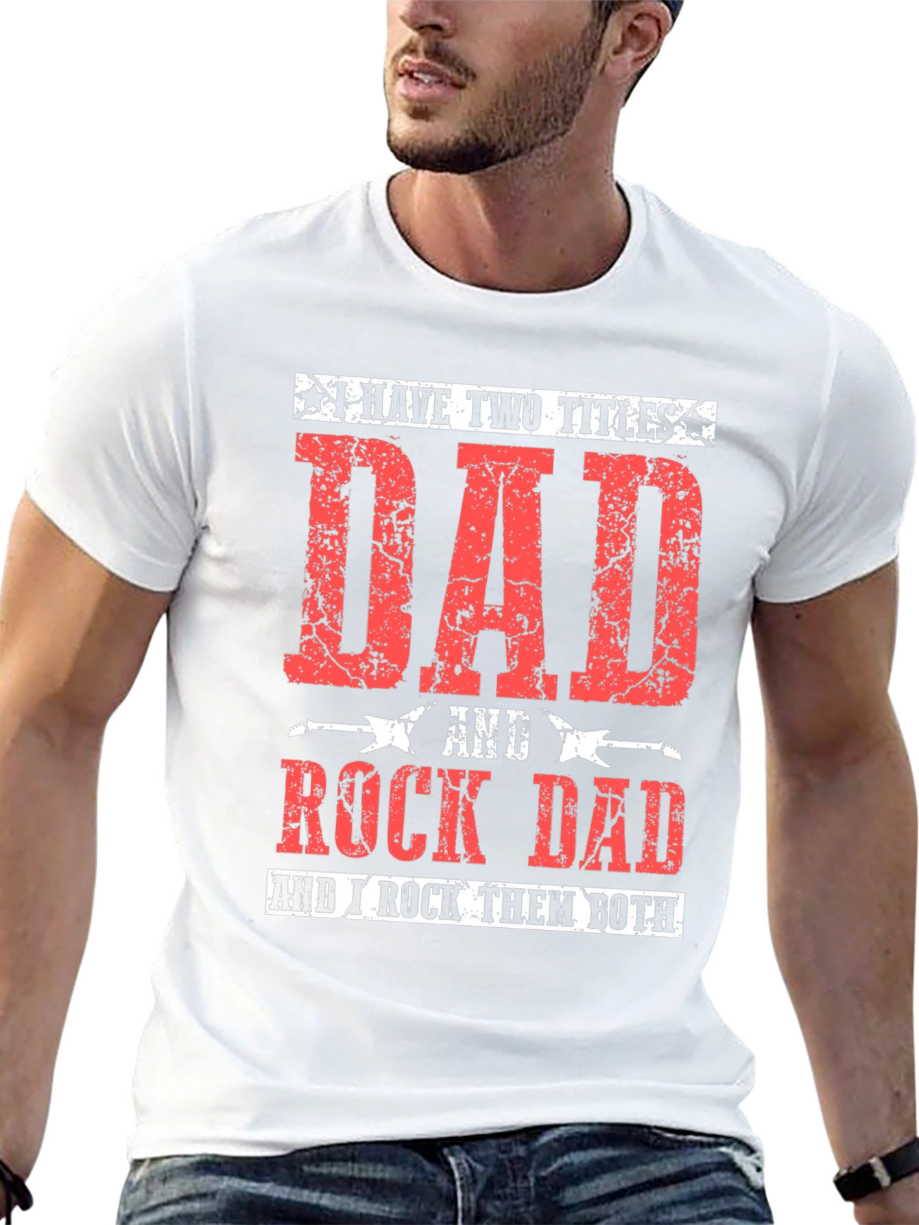 Dad & Rock Dad Graphic T-Shirt