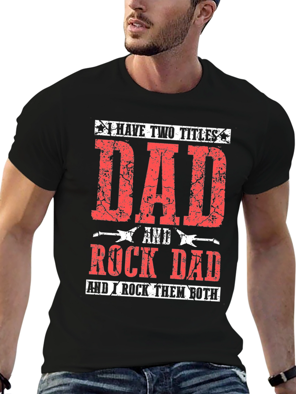 Dad & Rock Dad Graphic T-Shirt