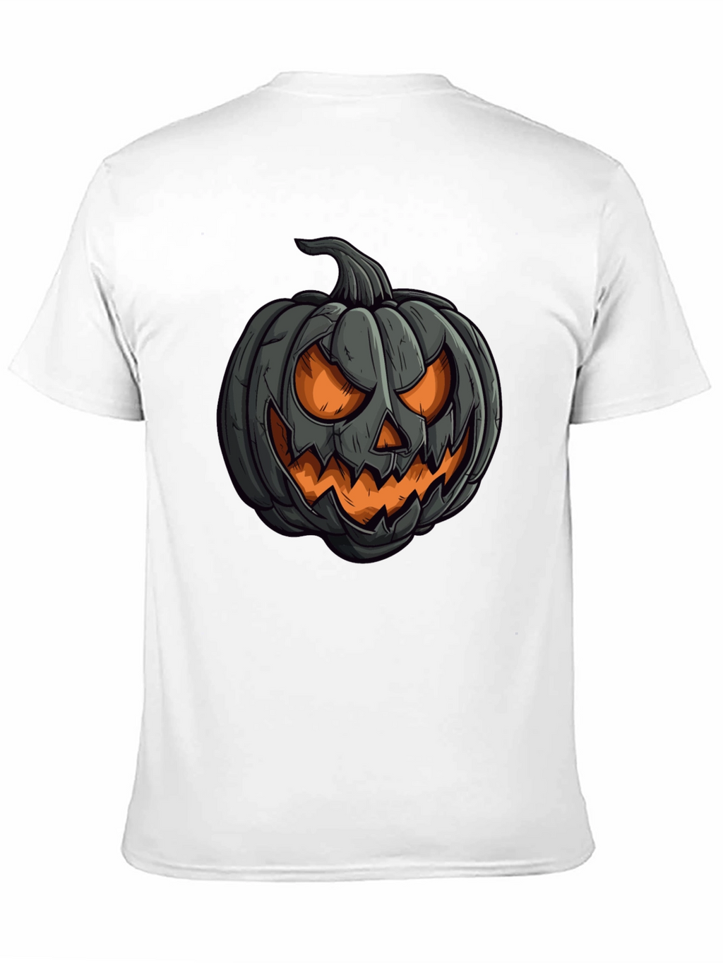 Pumpkin Graphic Black T-Shirt Halloween Style