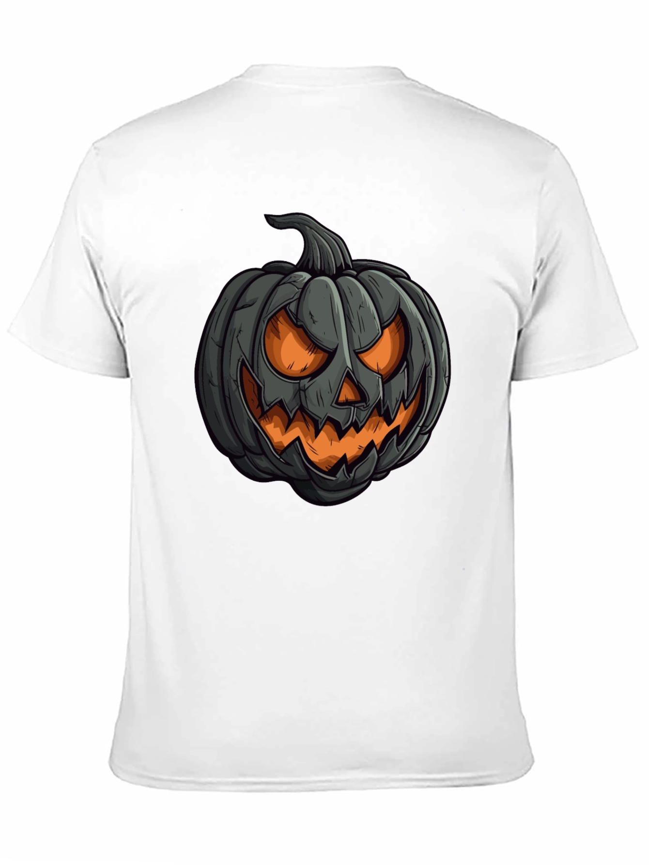 Pumpkin Graphic Black T-Shirt Halloween Style
