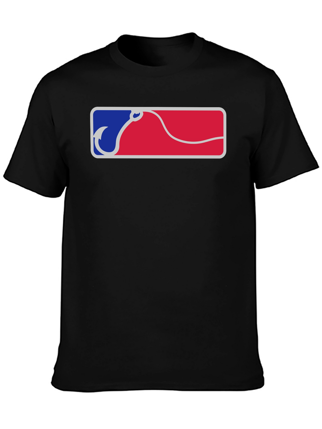 Fishing Hook Logo Tee - Casual Anglers T-Shirt