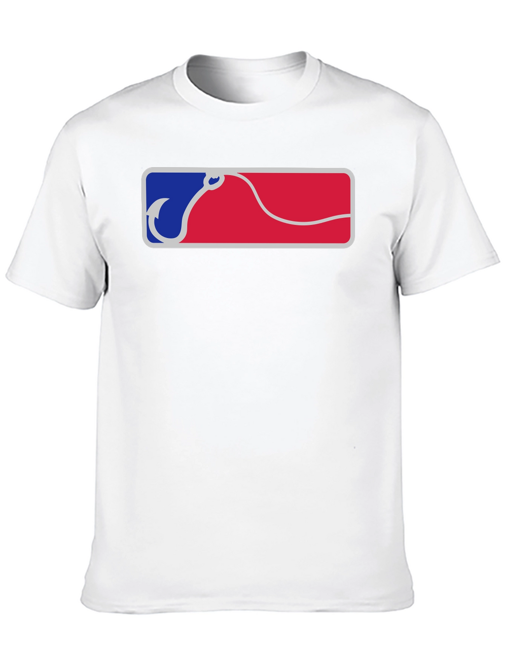 Fishing Hook Logo Tee - Casual Anglers T-Shirt