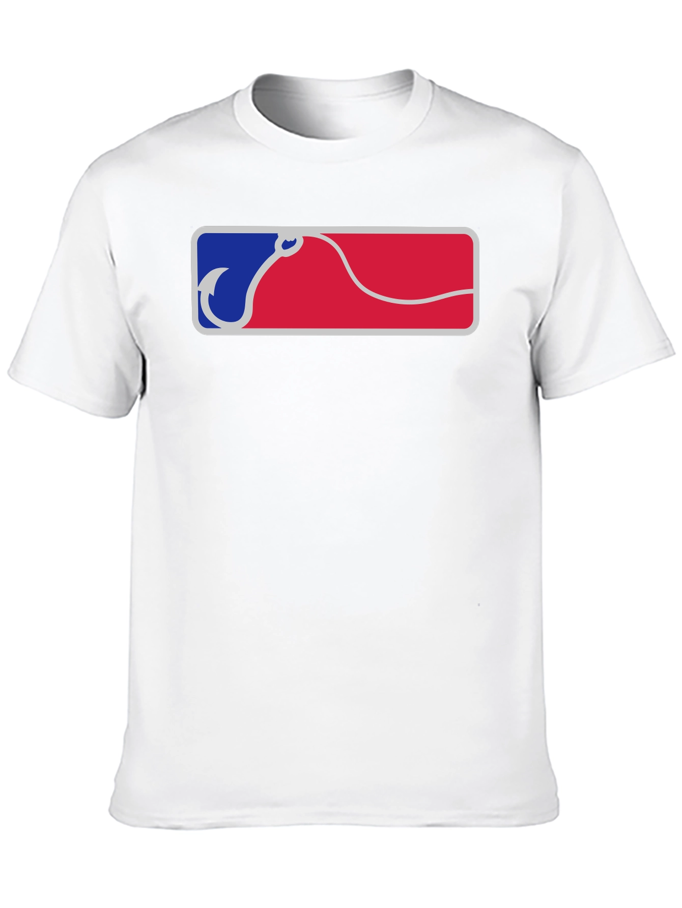 Fishing Hook Logo Tee - Casual Anglers T-Shirt