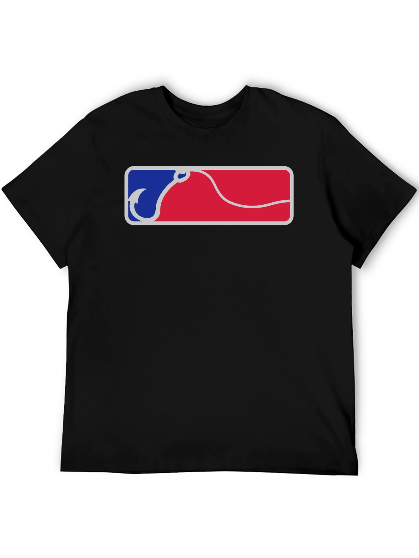 Fishing Hook Logo Tee - Casual Anglers T-Shirt