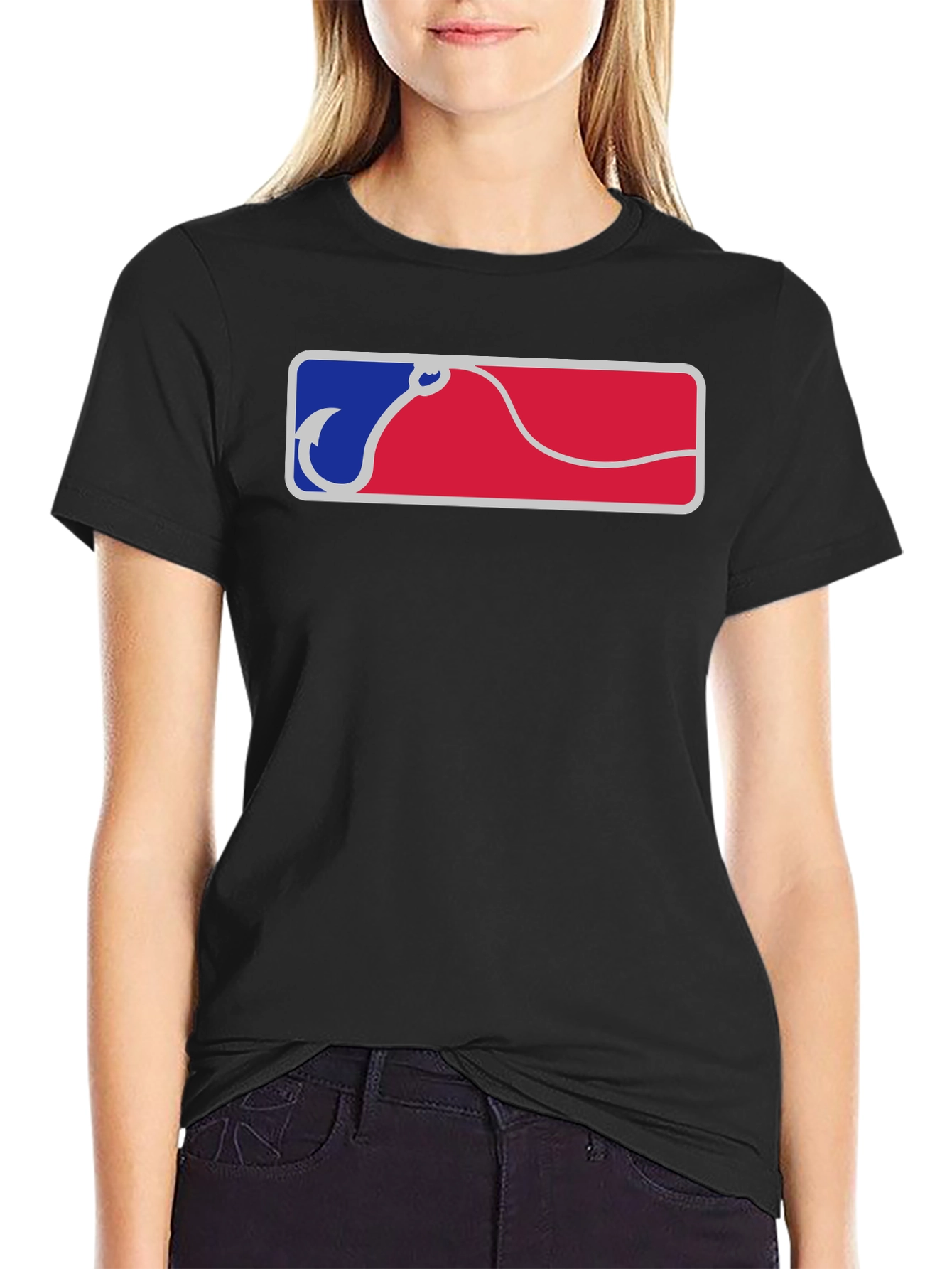 Fishing Hook Logo Tee - Casual Anglers T-Shirt