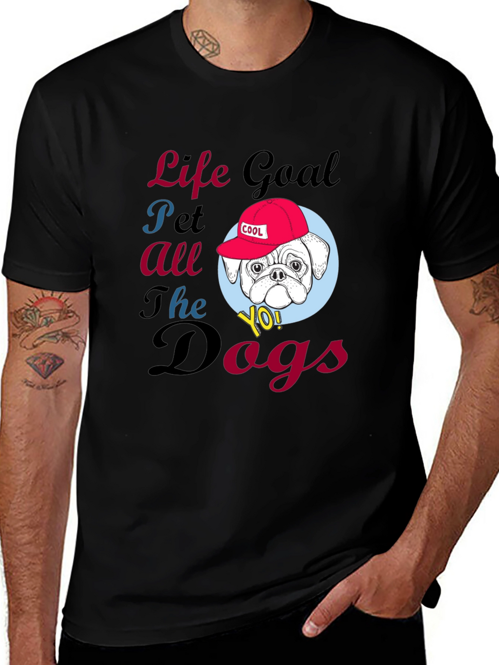Life Goal Pet All the Dogs T-Shirt