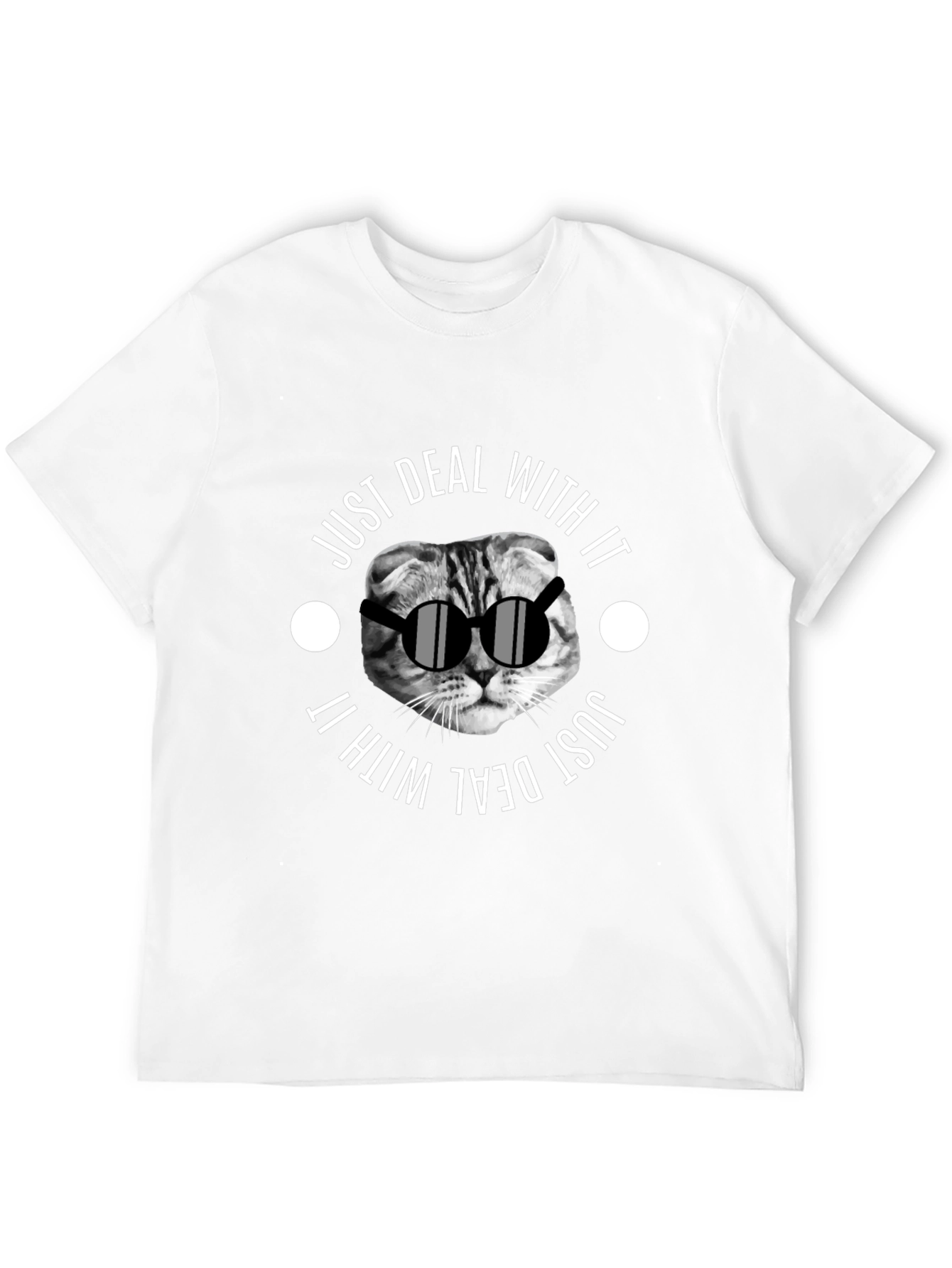 Just Deal With It Cat T-Shirt