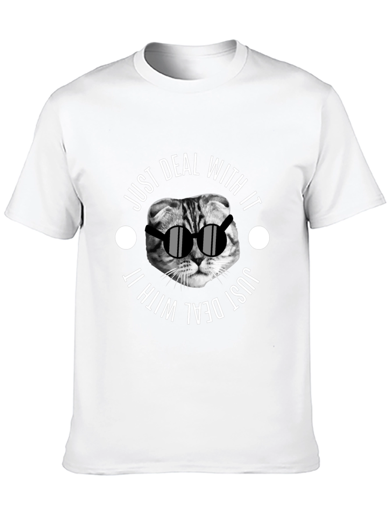 Just Deal With It Cat T-Shirt