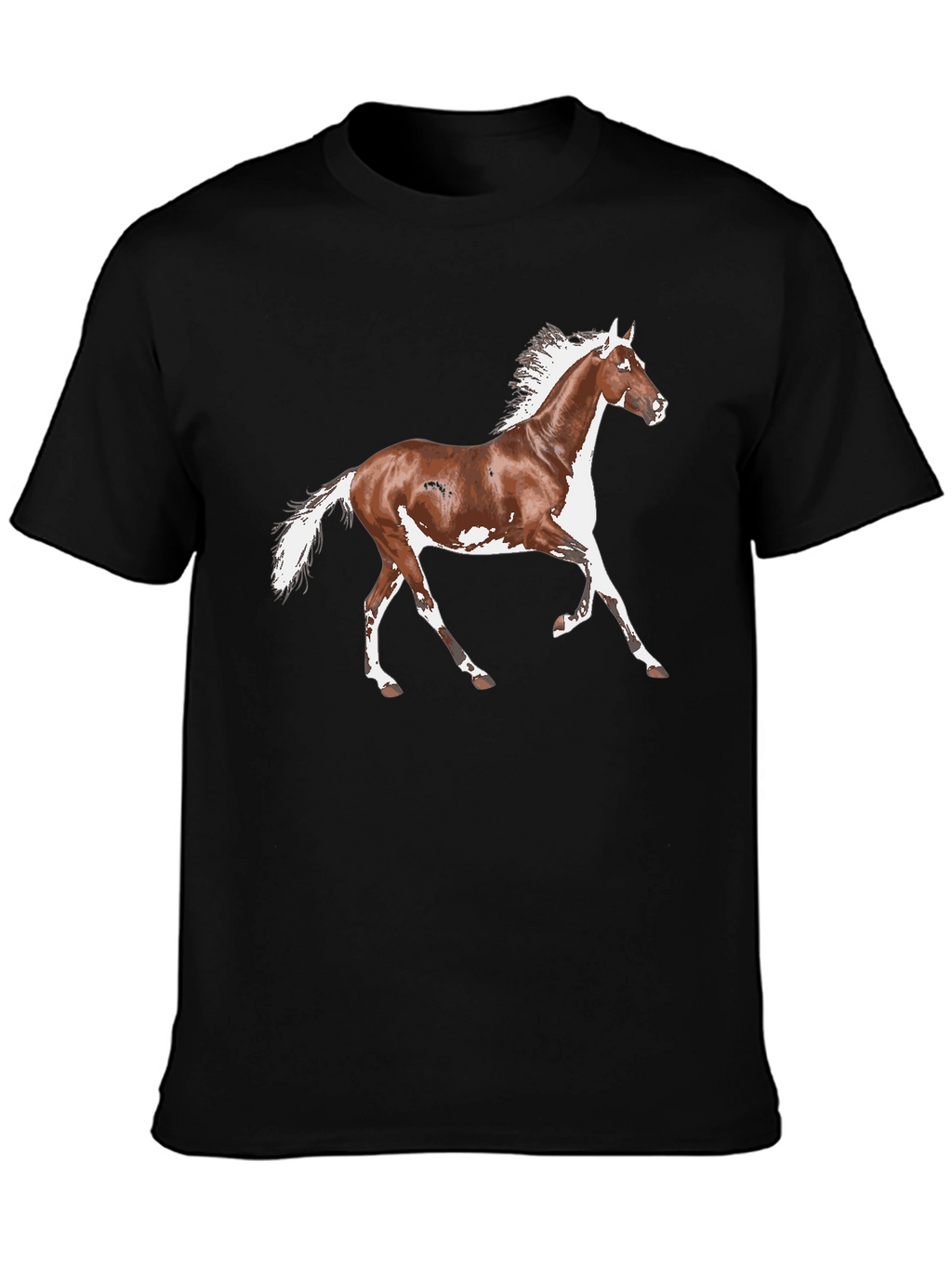 Horse Graphic Black T-Shirt