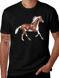 Horse Graphic Black T-Shirt