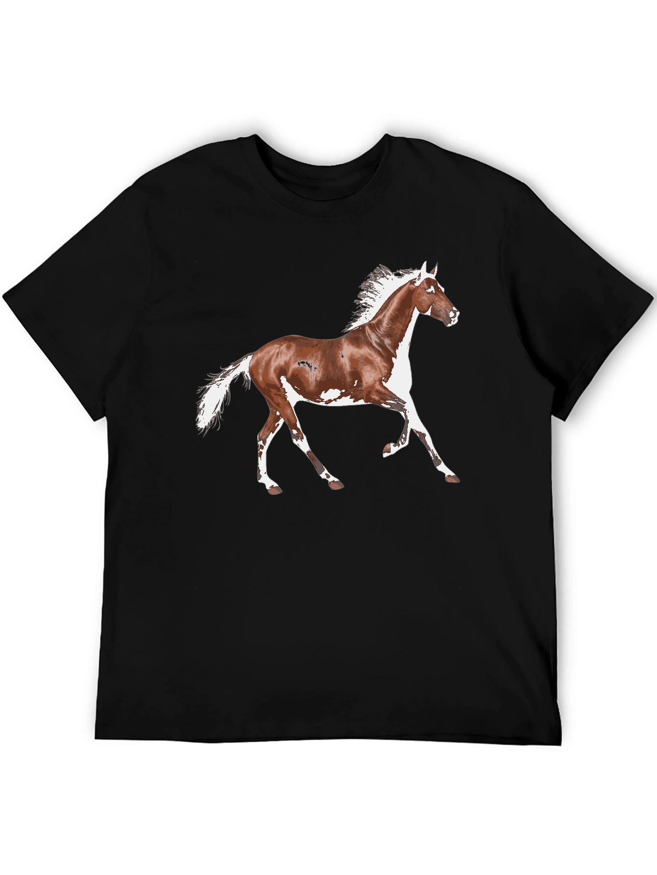 Horse Graphic Black T-Shirt