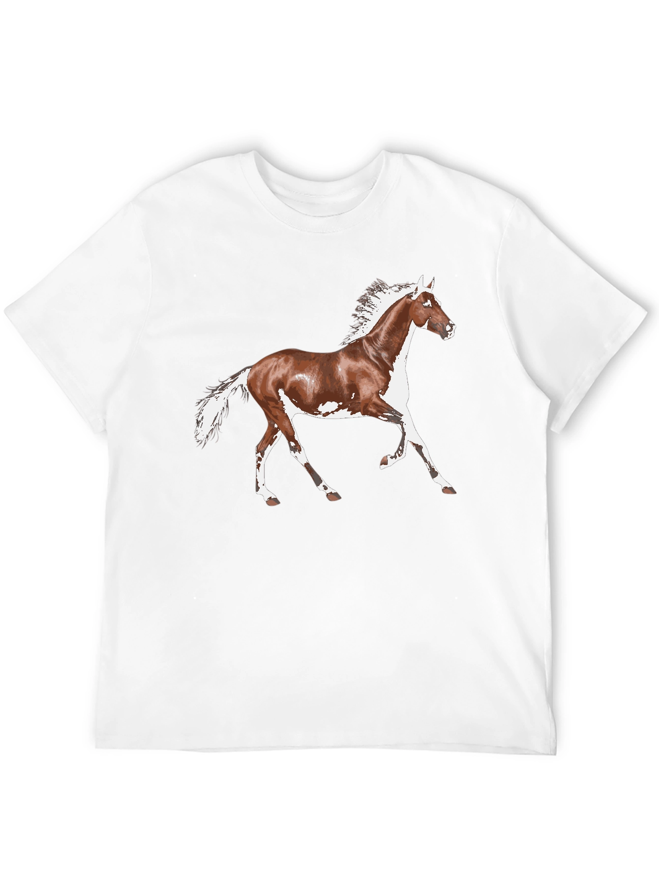 Horse Graphic Black T-Shirt