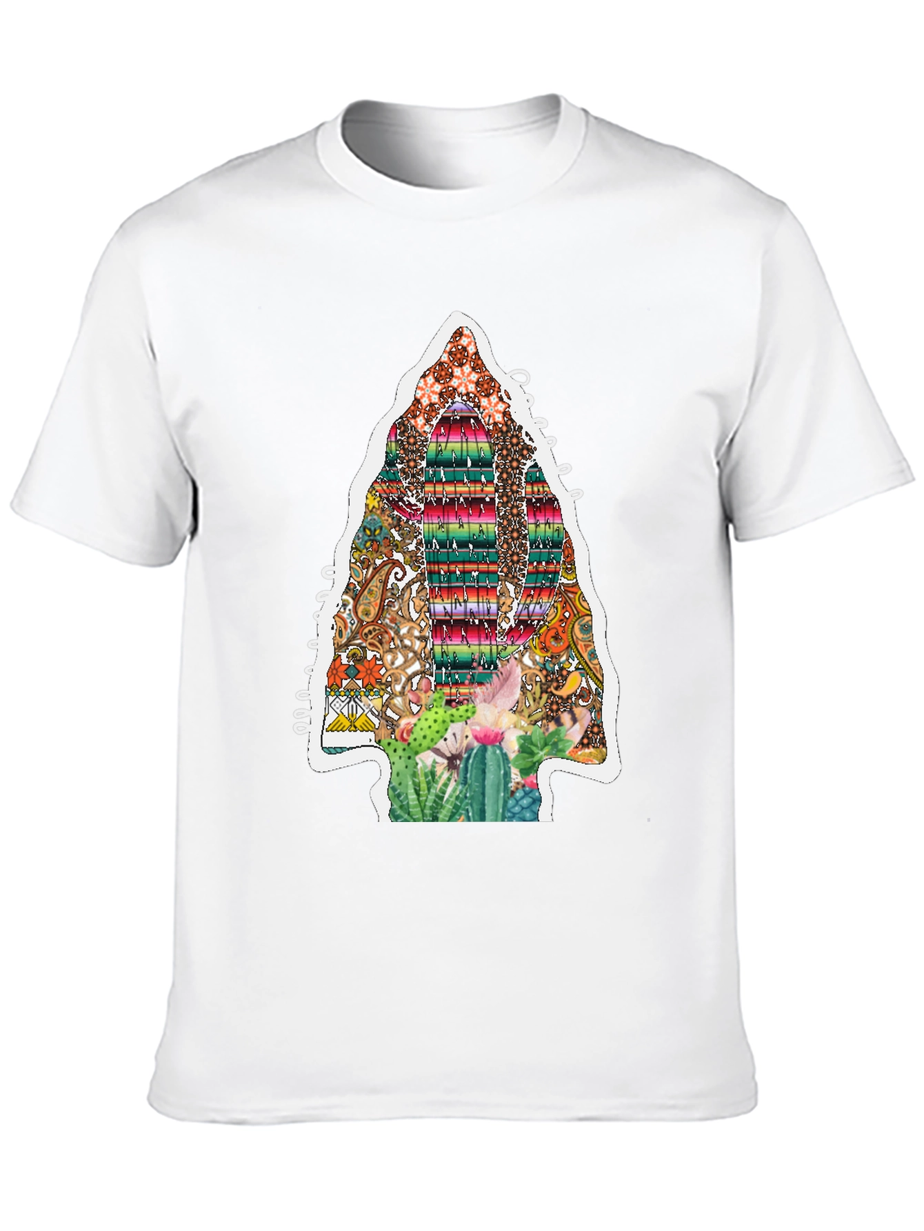 Aztec Arrowhead Cactus Graphic Tee